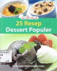 Dua puluh lima resep dessert populer